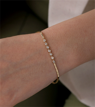 Damla Sıralı Çubuk Bileklik