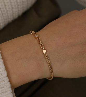 Tasarım Zincir Mix Bileklik