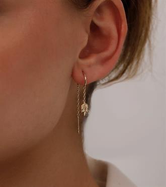 Zincirli Başak Küpe