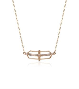 Pembe Taşlı Andre Kolye