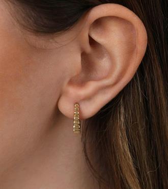 Kıvrımlı Halka Küpe