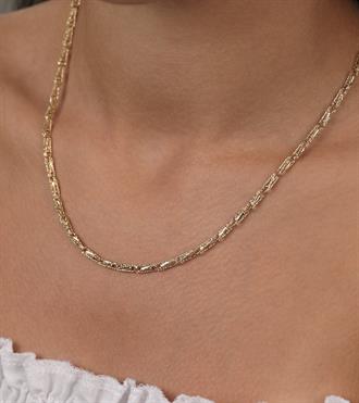 Dokulu Damla Zincir Kolye