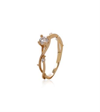 Sarmaşık Tektaş Yüzük