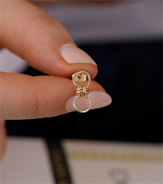 Kurdela Vidalı Küpe