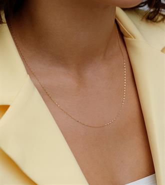 Mini Aynalı Zincir Kolye