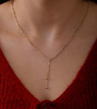 Sarkıtlı Ataç Mix Kolye