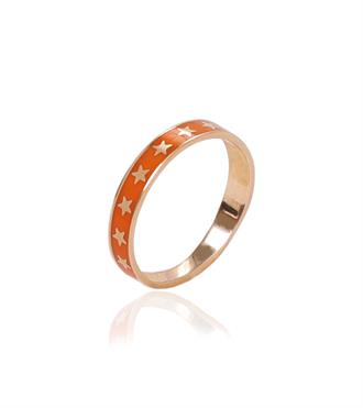 Yıldızlı Turuncu Yüzük