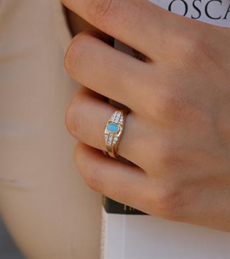 Firuzeli Şövalye Yüzük