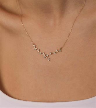 Firuzeli Sarmaşık Kolye