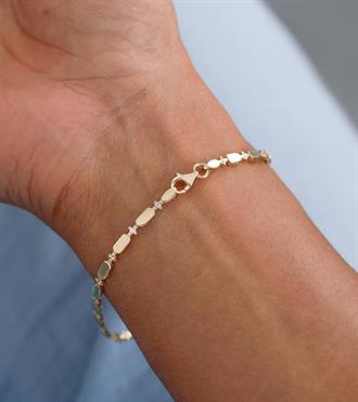 Taşlı Pul Dizilim Bileklik