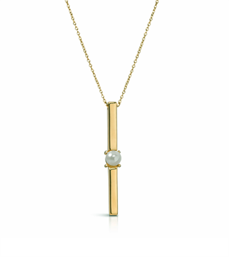 İncili Çubuk Kolye