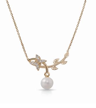 İncili Sarmaşık Kolye