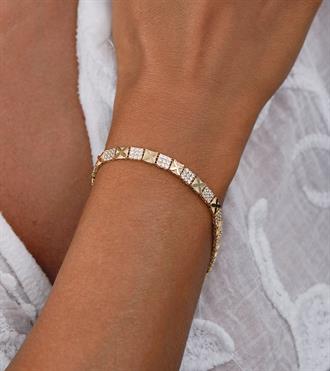 Desenli Kare Kutu Bileklik