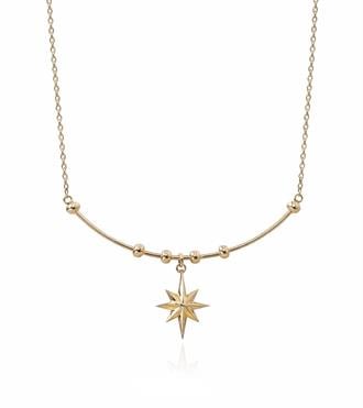 Kutup Yıldızlı Çengel Kolye