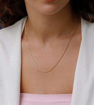 Tasarım Küp Zincir Kolye