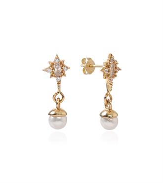 İncili Kar Tanesi Küpe