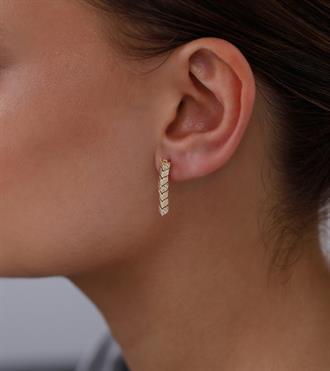 Başak Vidalı Küpe