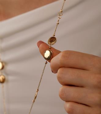 Daire Tasarım Uzun Kolye