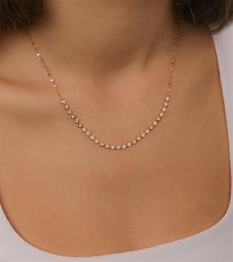 Mini Yonca Dizilim Kolye