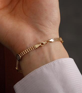 Pembe Kalp Daireli Bileklik