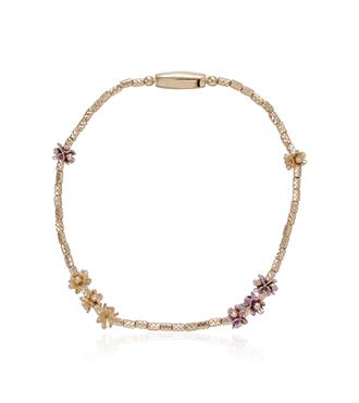 İtalyan Renkli Çiçekli Bileklik