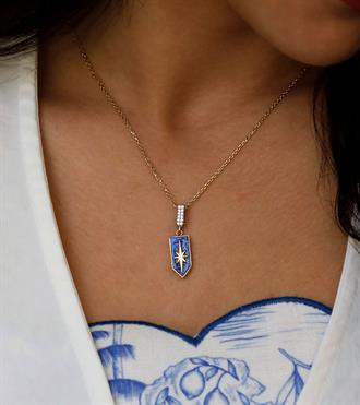 Kutup Yıldızlı Tasarım Kolye Ucu