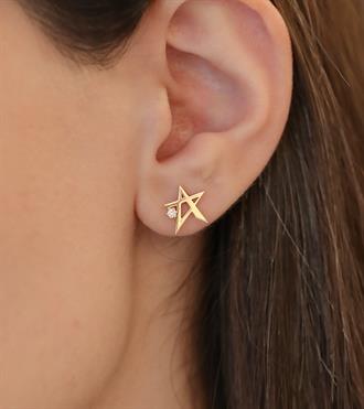 Yıldız Tasarım Küpe