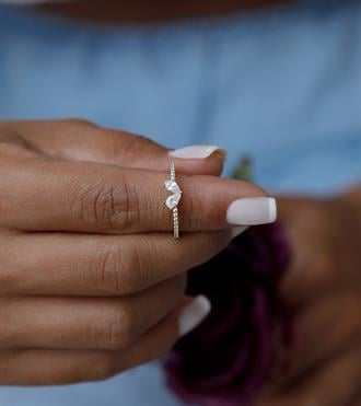 Damla Kalpli Yüzük