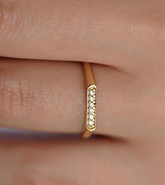 Taşlı Çizgi Yüzük