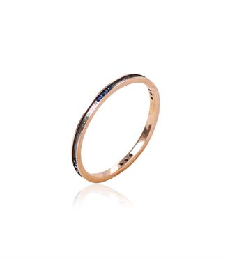 Lacivert Taşlı Mini Yüzük