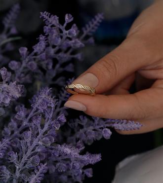 Taşlı Mini Sarmal Yüzük