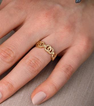 Halka Geçmeli Yüzük