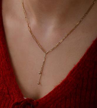 Sarkıtlı Ataç Mix Kolye