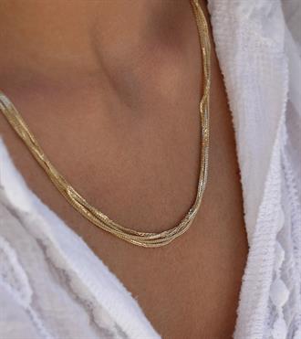 Dört Sıra Zincir Kolye