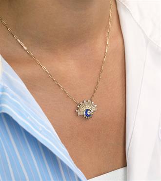 Blue Moon Semilla Kolye