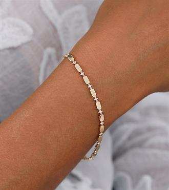 Taşlı Pul Dizilim Bileklik