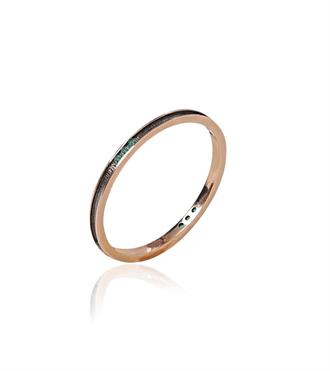 Yeşil Taşlı Mini Yüzük