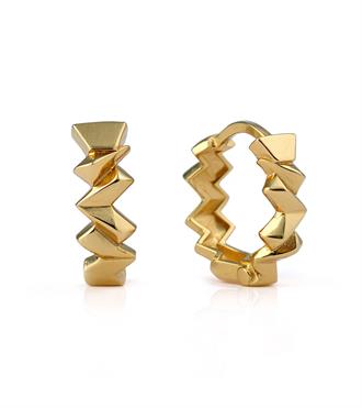 Kalp Prizma Halka Küpe