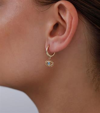 Firuzeli Kirpik Küpe