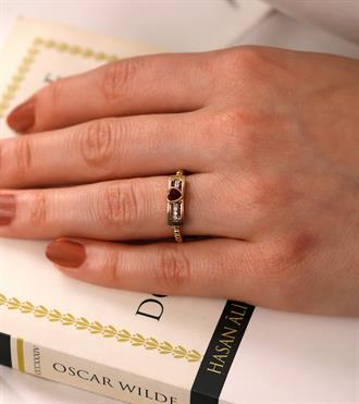 Hareketli Kalp Yüzük