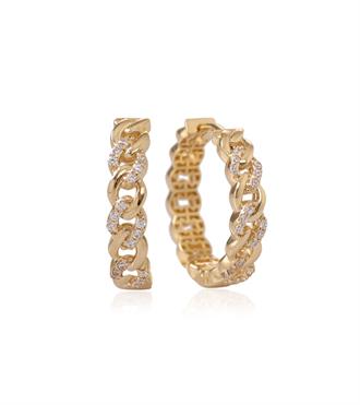 Taşlı Gurmet Halka Küpe