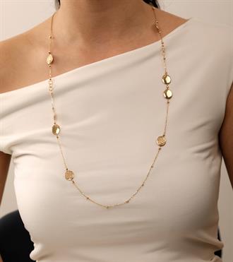 Daire Tasarım Uzun Kolye