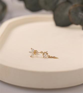 Lotuslu Tasarım Piercing (Tragus)