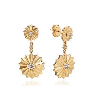 Sallantılı Yıldız Çiçeği Küpe