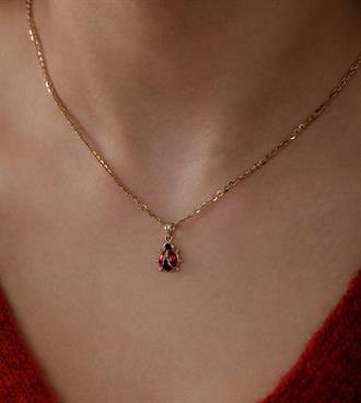 Uğur Böceği Kolye Ucu