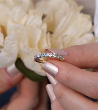 Rainbow Yarım Tur Yüzük