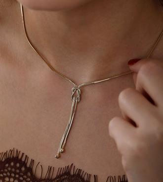 Düğümlü Balıksırtı Kolye