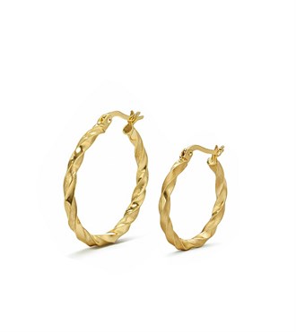 Mat Burgu Halka Küpe