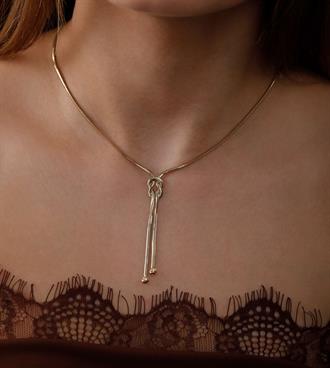 Düğümlü Balıksırtı Kolye