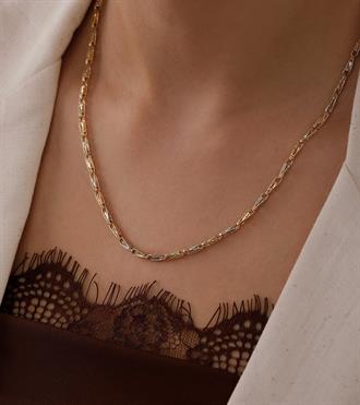 Renkli Dokulu Damla Kolye